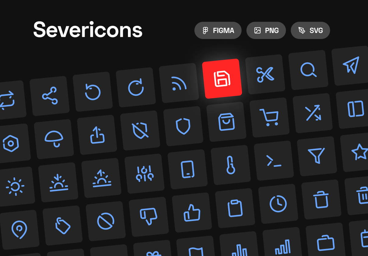 Severicons – Essential icon set