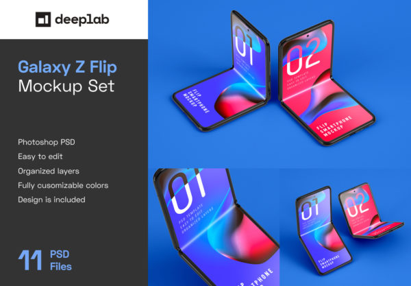 设计森林下午茶：三星Galaxy Z Flip 折叠屏手机样机