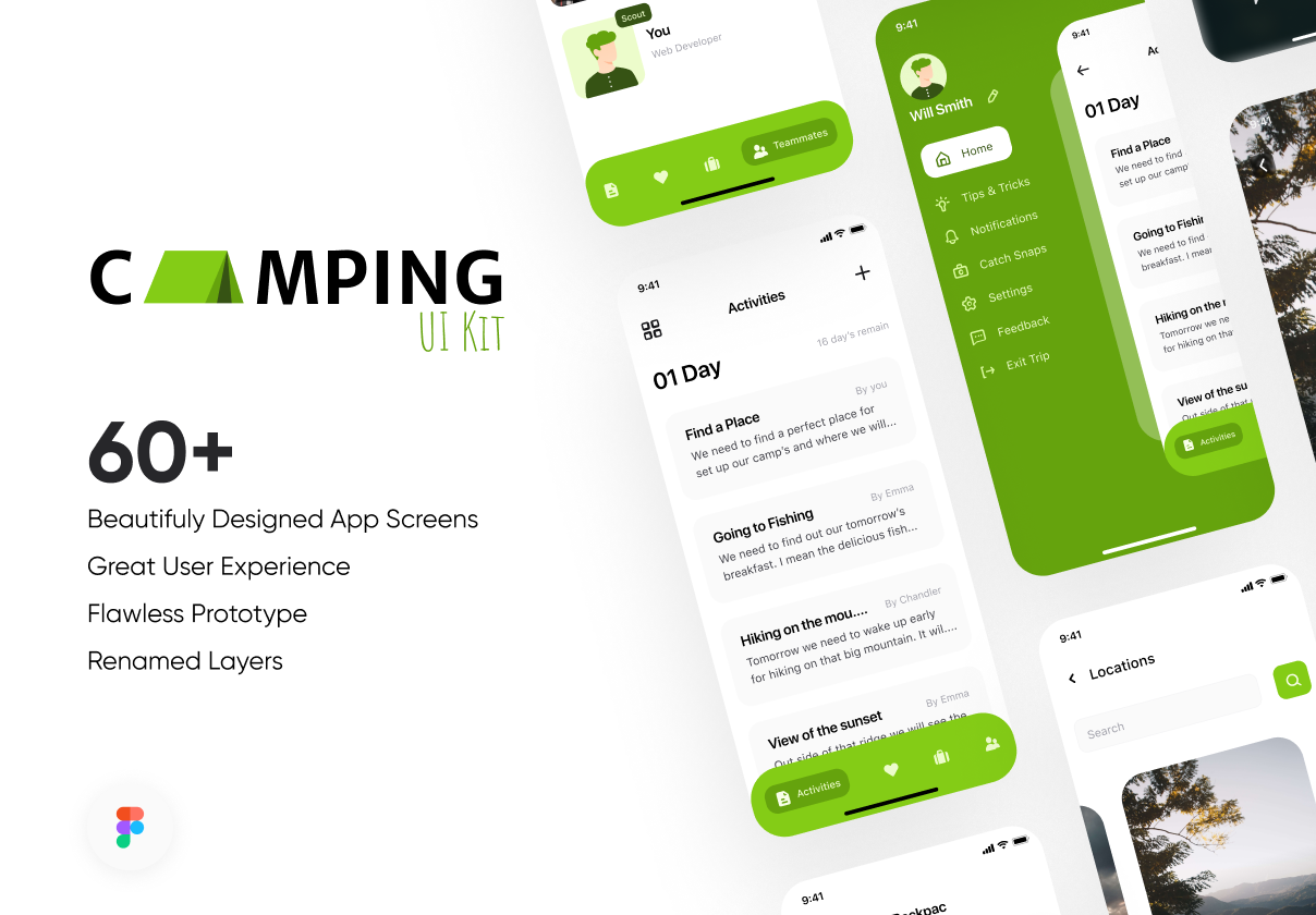 Camping UI Kit