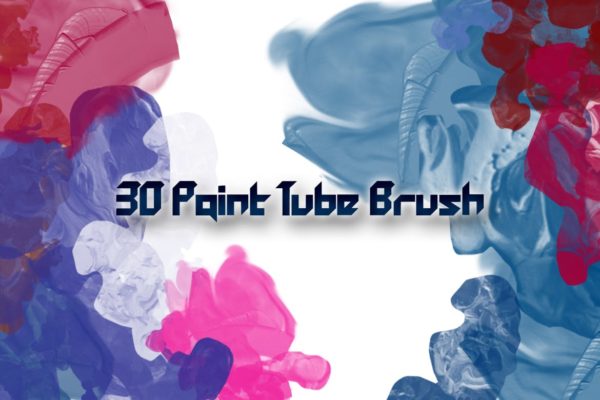 30款油漆颜料绘画PS笔刷 30 Paint Tube Brushes