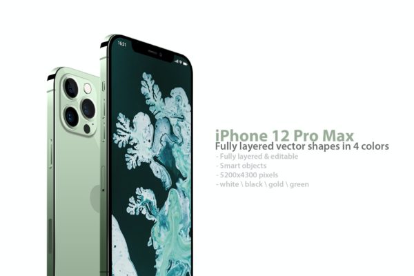 iPhone 12 Pro分层PSD样机设计模板 iPhone 12 Pro Layered PSD Mockups