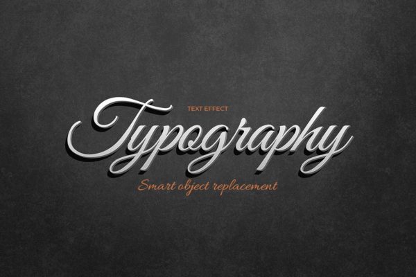 连字装饰排版文字效果ps图层样式 Typography Text Effect