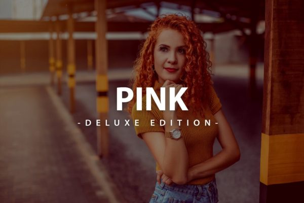 偏红暖色调照片后期Lightroom预设 Pink Deluxe Edition | For Mobile and Desktop