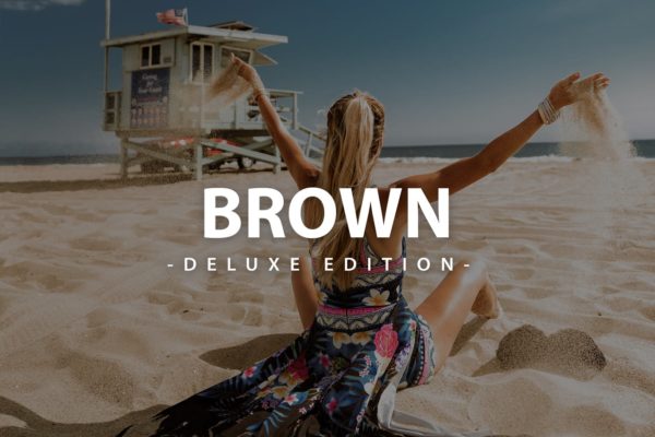 户外山川海景后期滤镜Lightroom预设 Brown Deluxe Edition | For Mobile and Desktop
