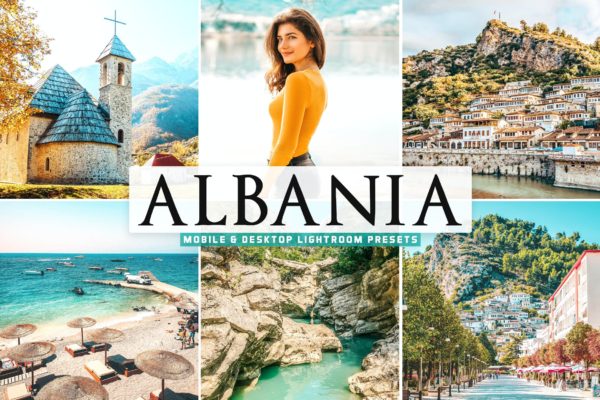 流行专业色调照片滤镜Lightroom下载 Albania Mobile & Desktop Lightroom Presets