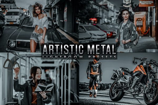 艺术收藏-金属效果照片加工滤镜LR预设 Artistic Metal Lightroom Presets