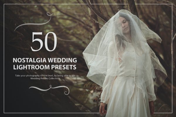 50款怀旧婚礼LR照片滤镜预设 50 Nostalgia Wedding Lightroom Presets