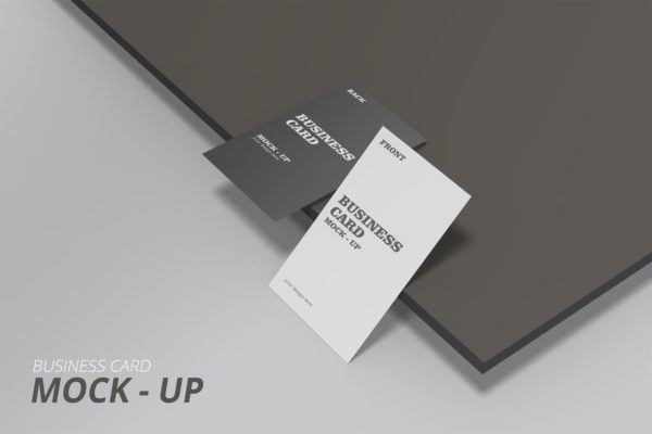 逼真的商业名片展示样机图模板v7 Realistic Business Card Mockup Vol 07