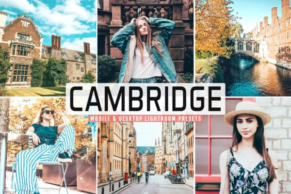 社交图片调色Lightroom预设 Cambridge Mobile & Desktop Lightroom Presets