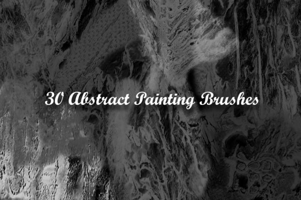 30款抽象绘画PS笔刷 30 Abstract Painting Brushes