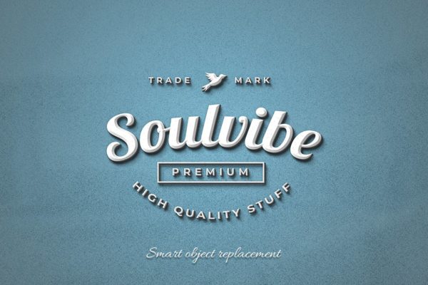 灵魂氛围3D文字效果ps图层样式 Soulvibe Text Effect