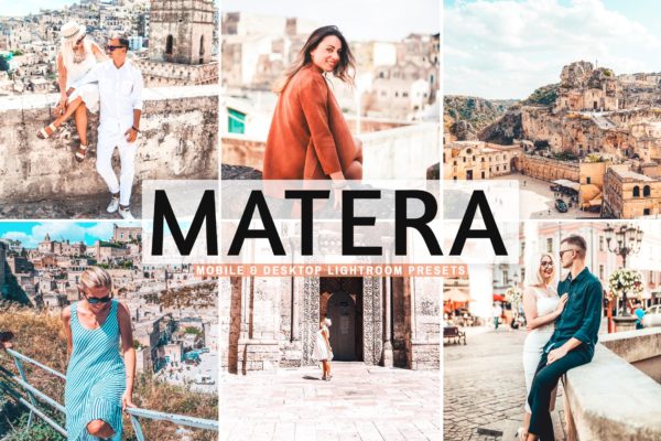 明亮华丽色调Lightroom调色预设下载 Matera Mobile & Desktop Lightroom Presets