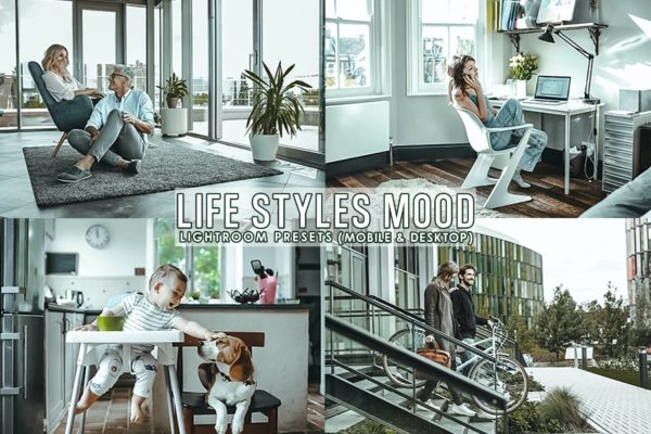 时尚生活方式摄影照片处理LR预设 Life Styles Presets For Mobile and Desktop