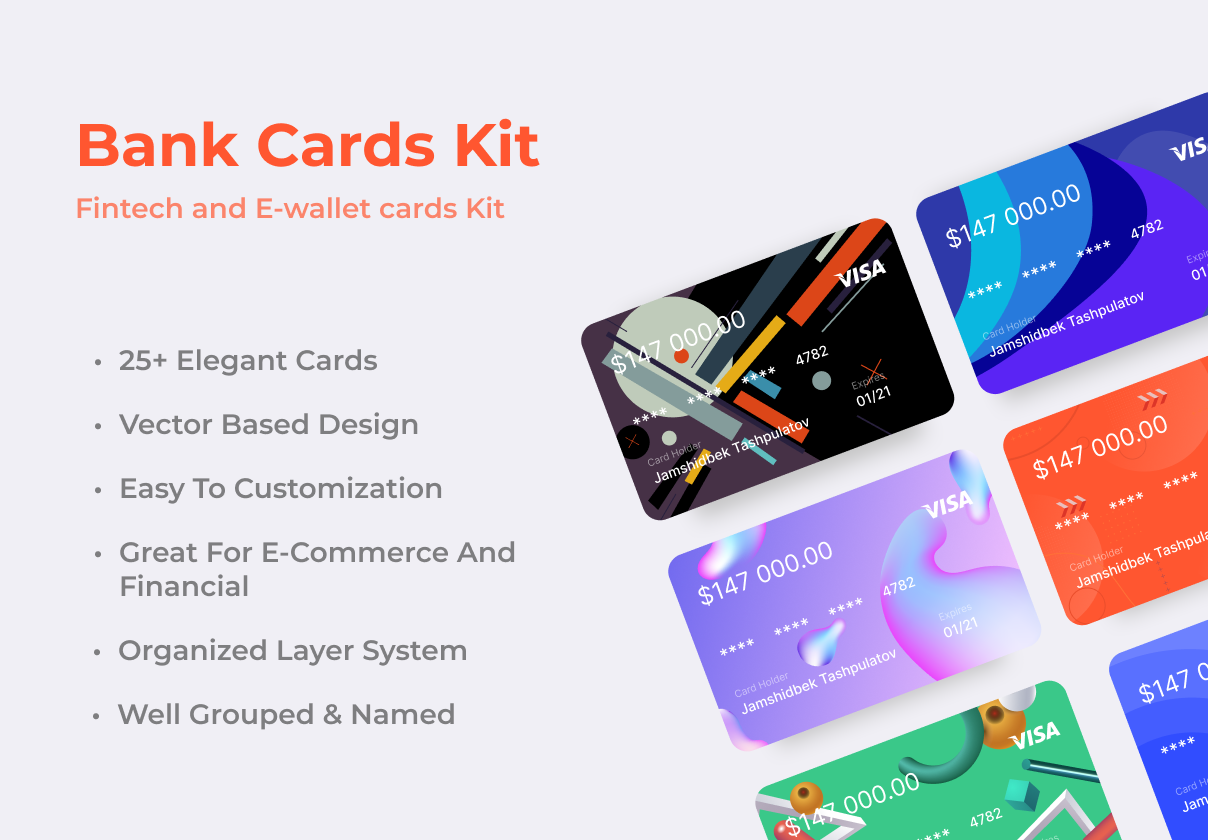 Bank Cards Kit