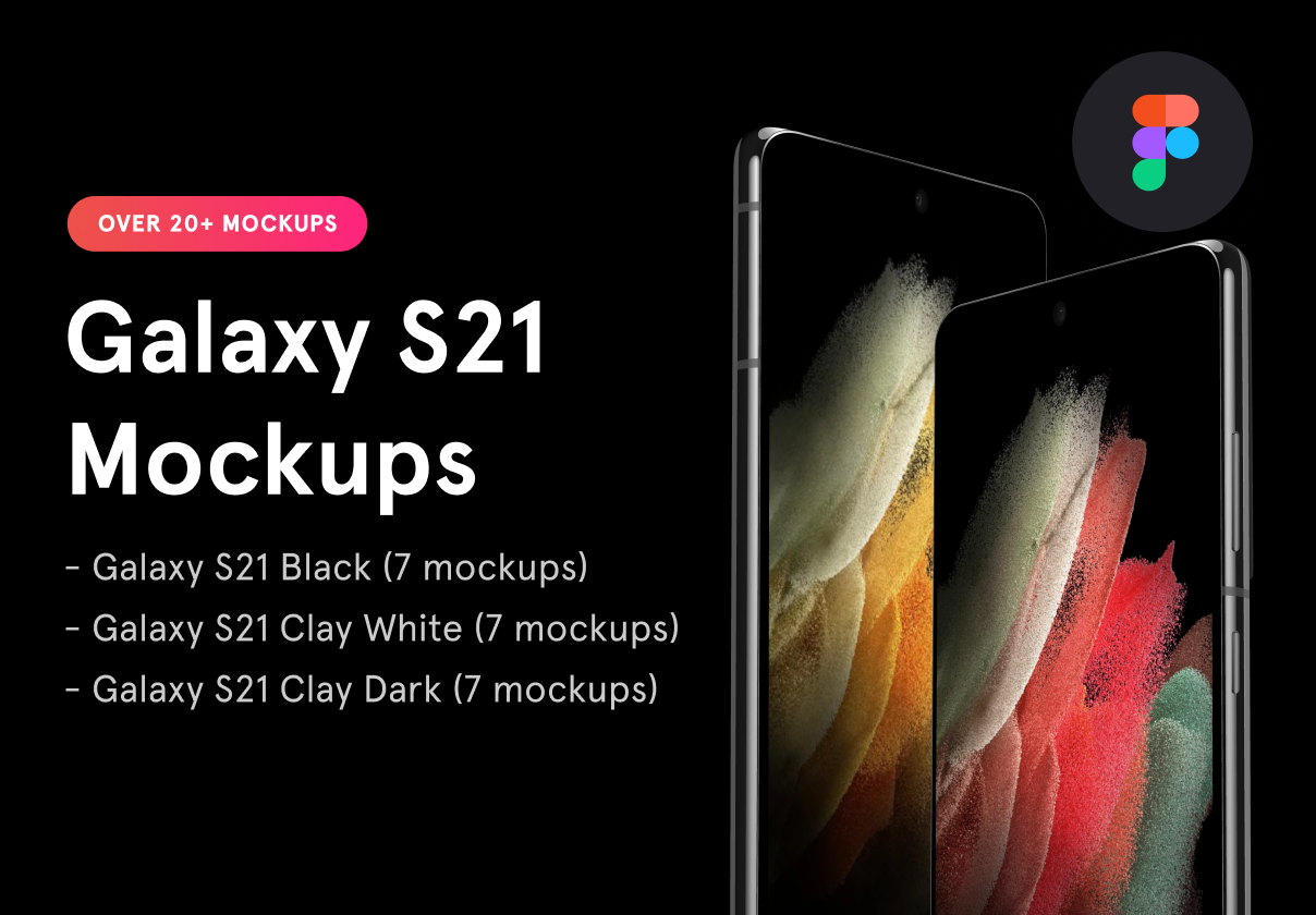 Samsung Galaxy S21 Figma Mockups