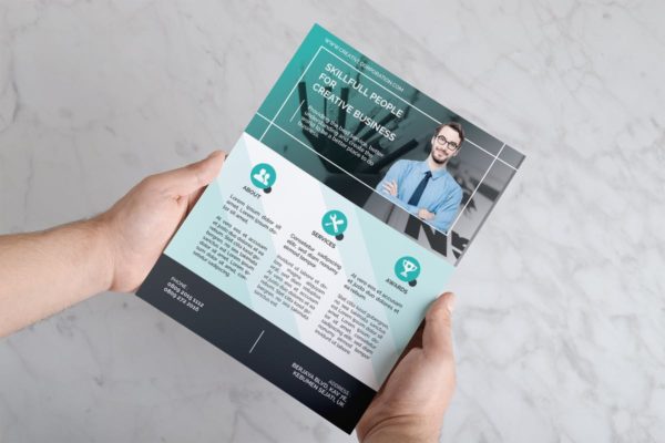 公司简介宣传单素材 Creative Flyer
