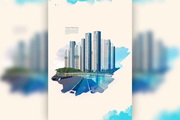 商业城市计划未来发展海报设计韩国素材
