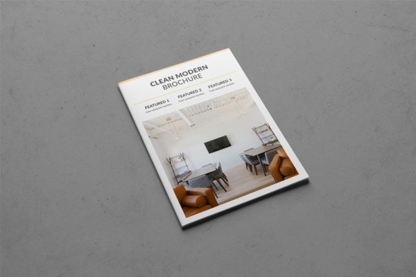 简约现代产品目录画册设计模板 Clean Modern Brochure
