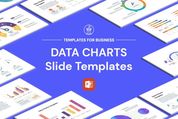 年度总结数据报表图表PPT模板 Data Chart Powerpoint Templates