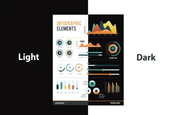 信息图表元素数据可视化/统计矢量图形模板V.43 Infographic Examples for Designer V.43