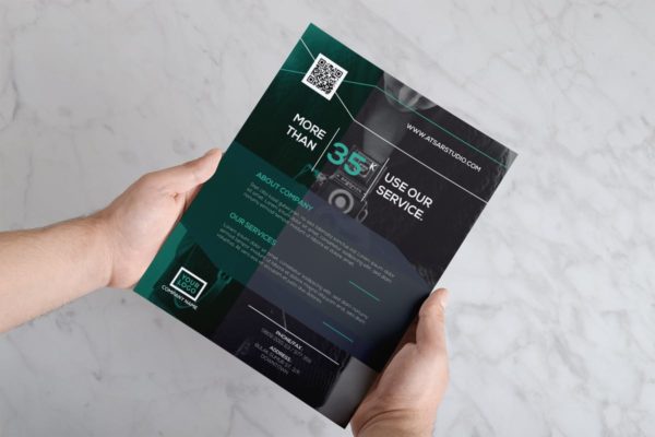 公司业务推广宣传单模板 Nexa Modern Flyer
