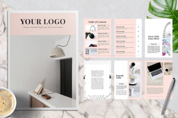 基础通用画册手册设计模板 Basic Brochure