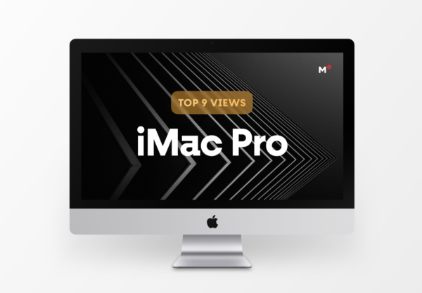 设计森林下午茶：9个不同视图的iMac Pro苹果电脑样机