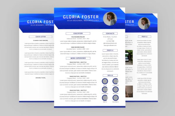 UI设计师个人简历设计模板 Ui Designer Resume Designer