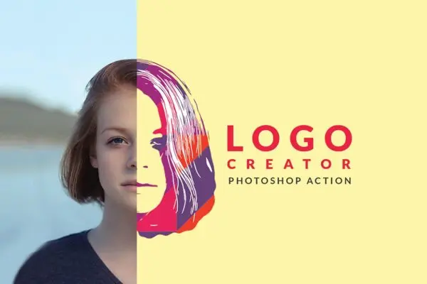 专业徽标Logo设计制作PS动作 Professional Logo Creator
