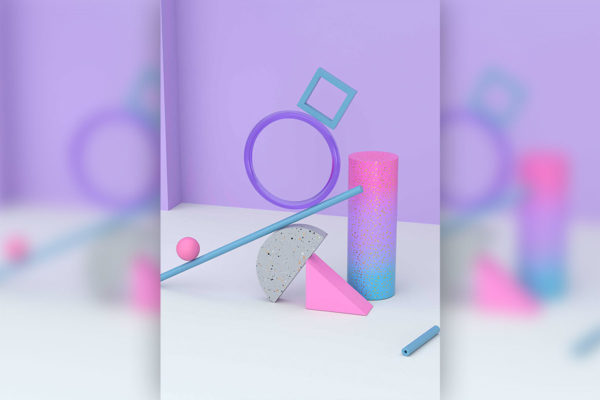创意几何物体元素图片设计韩国素材