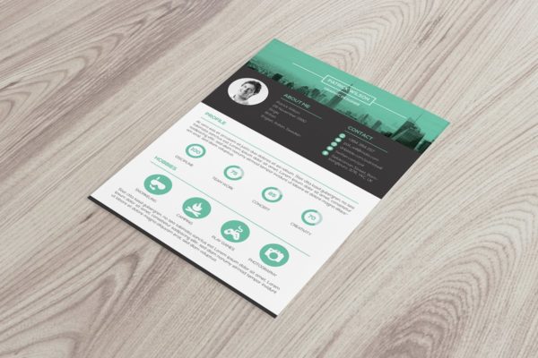 创意平面设计师应聘简历模板 Resume Template
