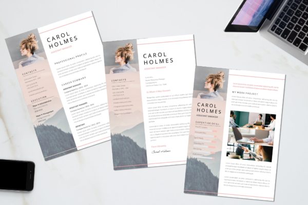 经理助理职位应聘CV简历模板v65 AssistantManager CV Resume Template Vol 65