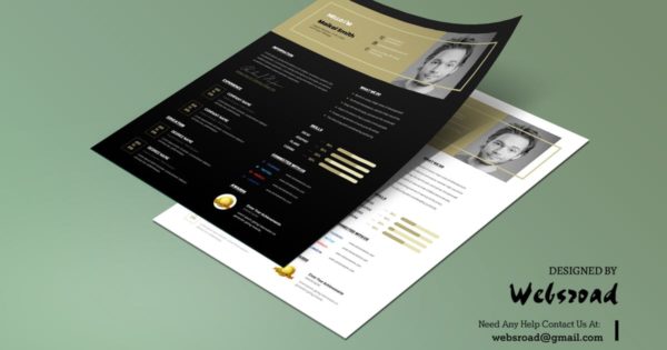 创意简约简历&求职信设计模板 Creative Resume & CV Template
