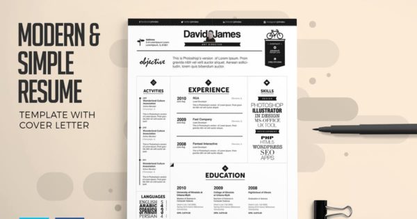 行政人员简历&求职信模板 Executive Resume & Cover Letter Template