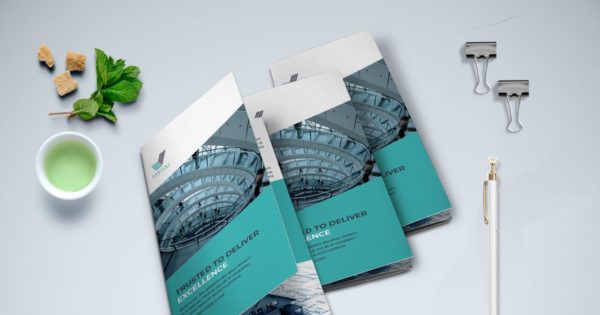 三折页企业介绍手册设计模板 Trifold Brochure