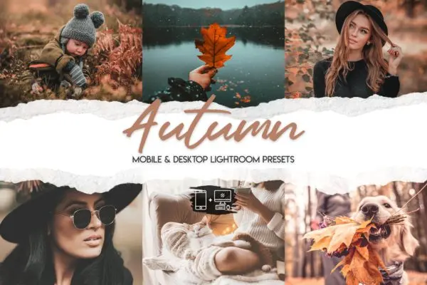 黄叶秋季旅行拍摄照片处理LR预设 Autumn Lightroom Presets