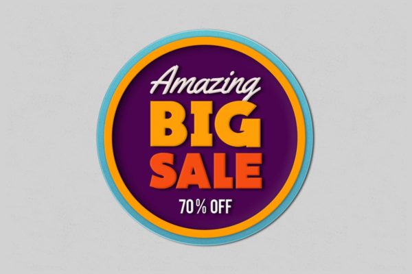 16个简单的促销销售徽章Logo设计模板 16 Simple Badges promotional