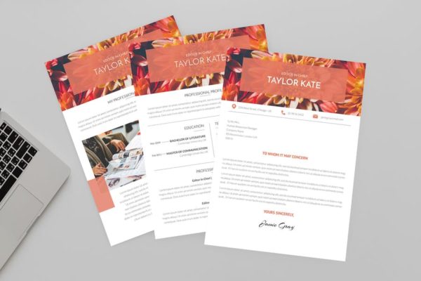 出版社主编简历排版设计模板 Blade Resume Designer