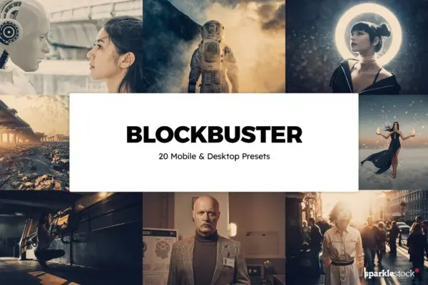 20款大片电影照片调色LR预设+LUT预设 20 Blockbuster Lightroom Presets & LUTs