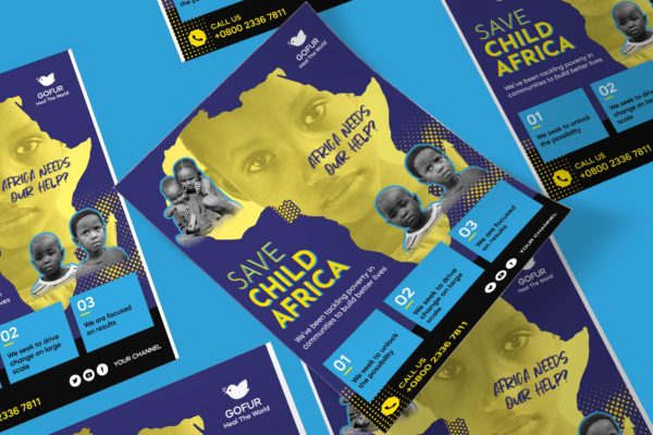 慈善/非盈利公益活动海报模板 Charity, Non-Profit Poster