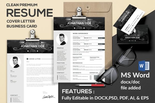 经典介绍信、名片&简历模板合集 Resume Cover Letter & Business card