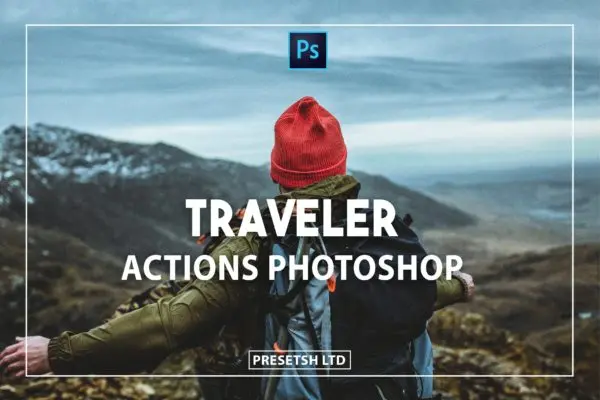 旅行照片后期处理PS动作 Traveler Photoshop Actions