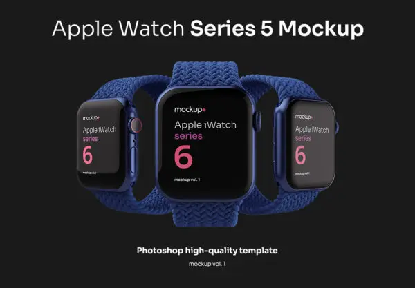 设计森林下午茶：Apple Watch Series 6苹果智能手表高品质样机