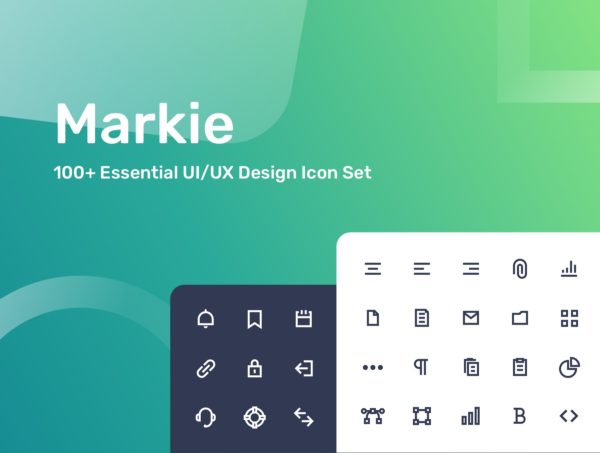 设计森林下午茶：100+基础UI/UX设计图标集