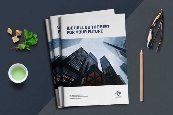 企业项目介绍宣传册排版设计 Business Brochure Template