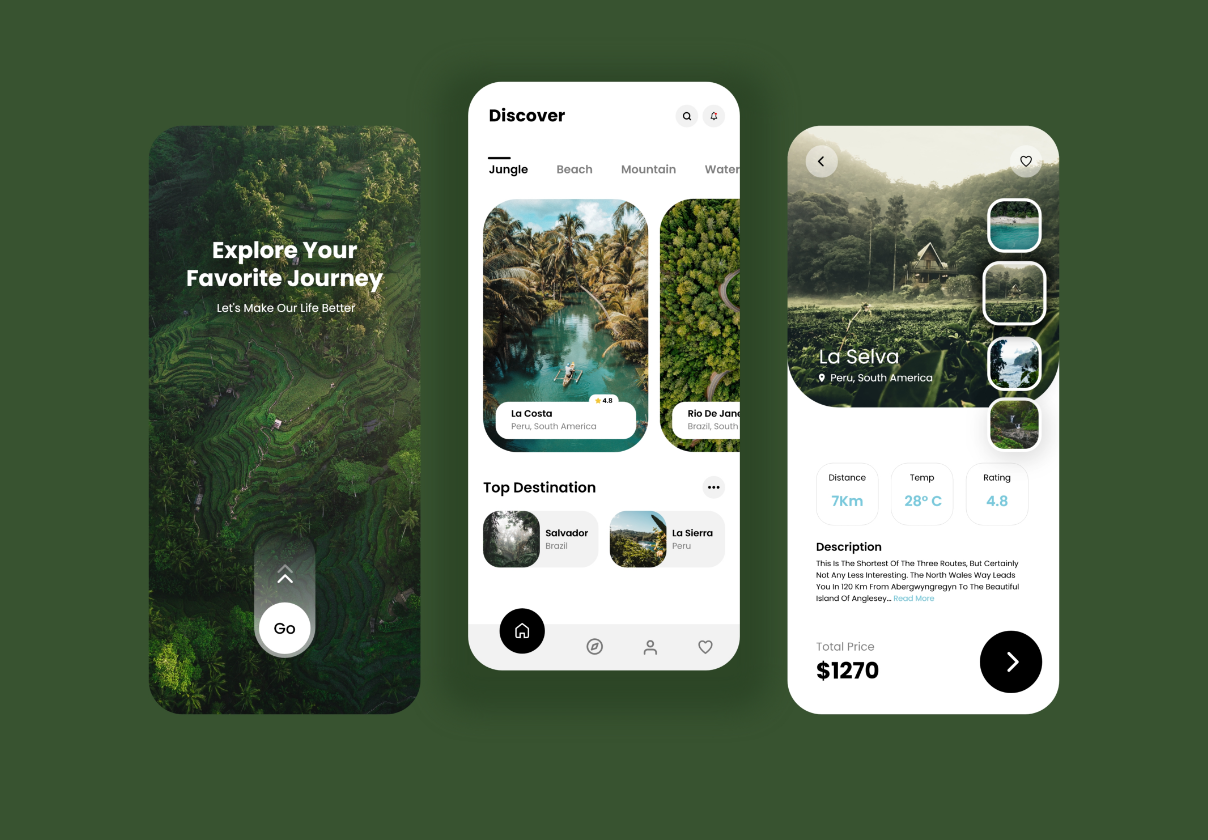 Modern Travel App