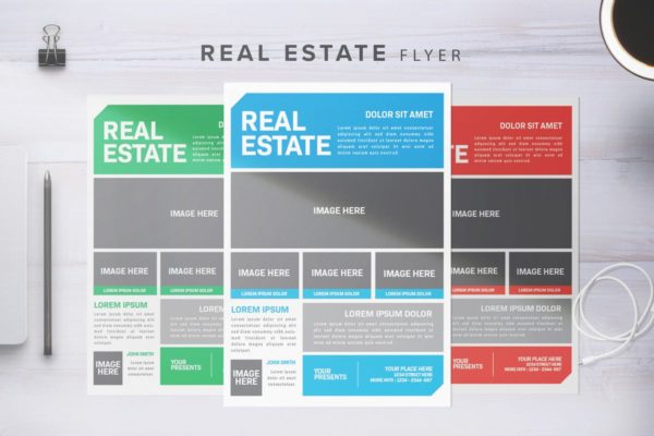 房地产租房推广传单设计 Real Estate Flyer