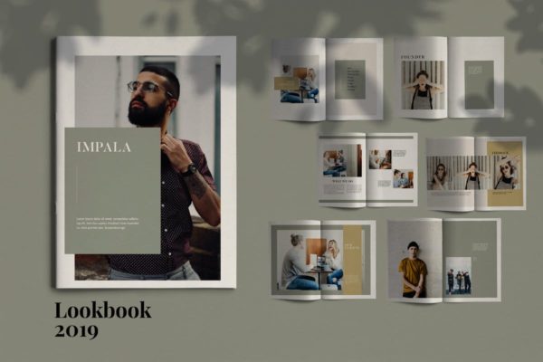室内设计目录宣传册模板 IMPALA – Brochure Template