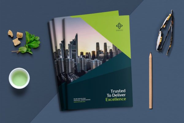 商务风企业宣传册设计 Business Brochure Template