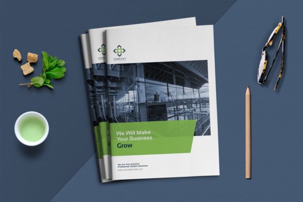 企业文化介绍宣传册模板 Business Brochure Template